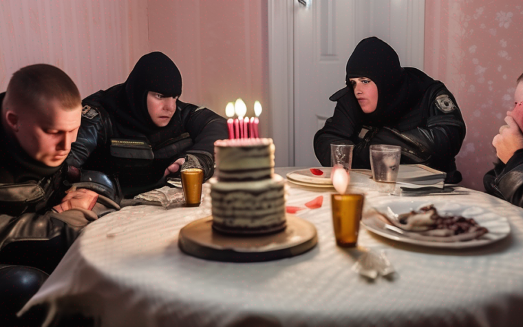 Brutal raid on woman’s birthday party highlights rise of Russian vigilante group