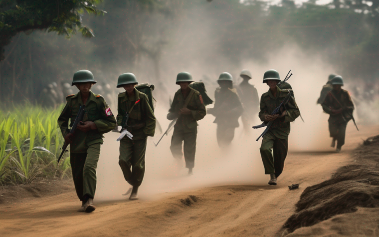 Inside Myanmar, rebels are losing ground as military forces men into army